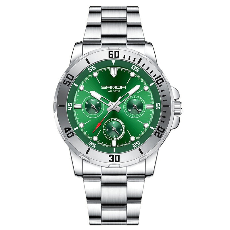 Multifunctional Waterproof Quartz Watch For Men - ARCHSHOPE