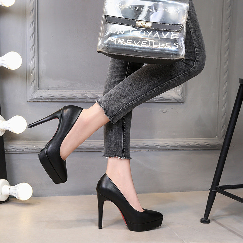 High heels stiletto single shoes women - ARCHSHOPE