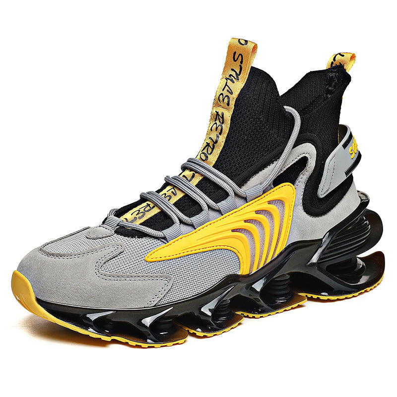 Blade Schuhe Herren Frühling Neue Persönlichkeit Trend Farblich passende Freizeitschuhe Ins Atmungsaktive Sport-Laufschuhe Herren