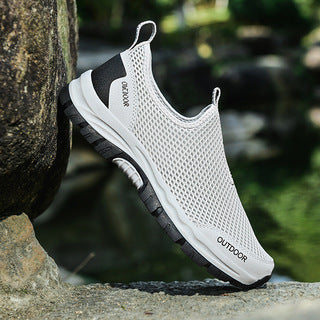 Atmungsaktive, hohle, modische Slip-on-Lazy-Schuhe