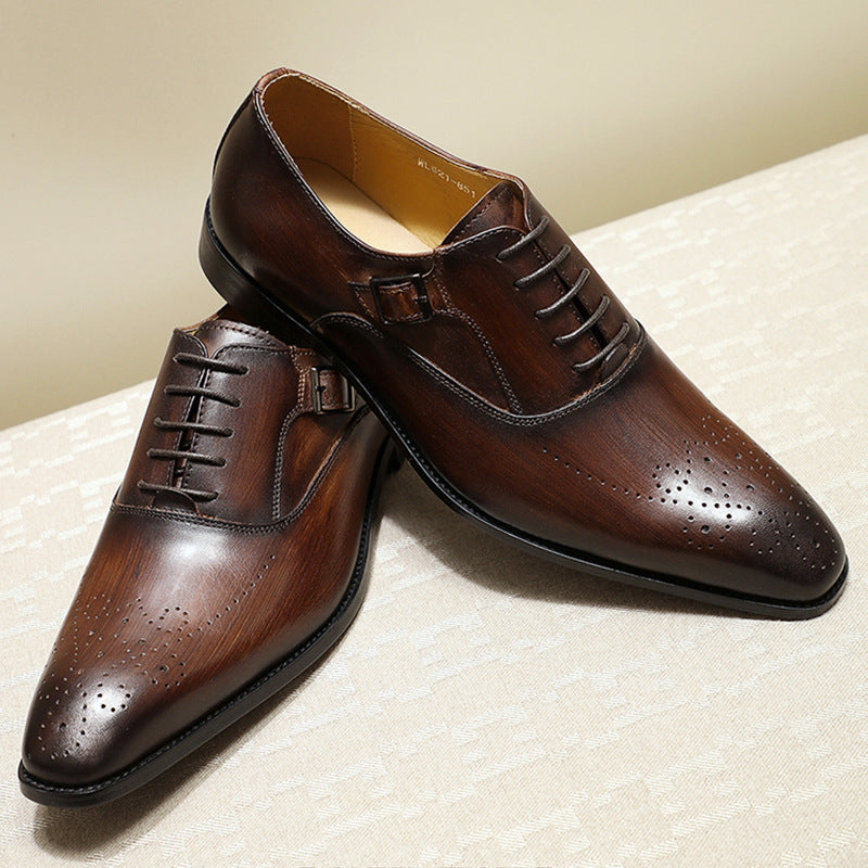 Business Oxford Schuhe Formelle Kleidung High-End Freizeitschuhe Herrenschuhe
