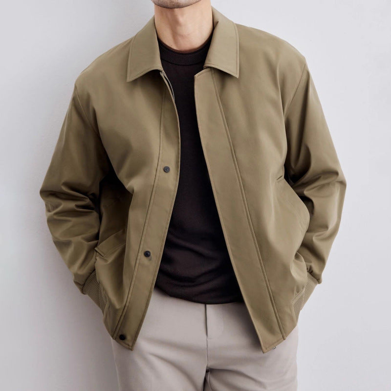 Spring And Autumn Men's Administrative Lapel Jacket - ARCHSHOPE
