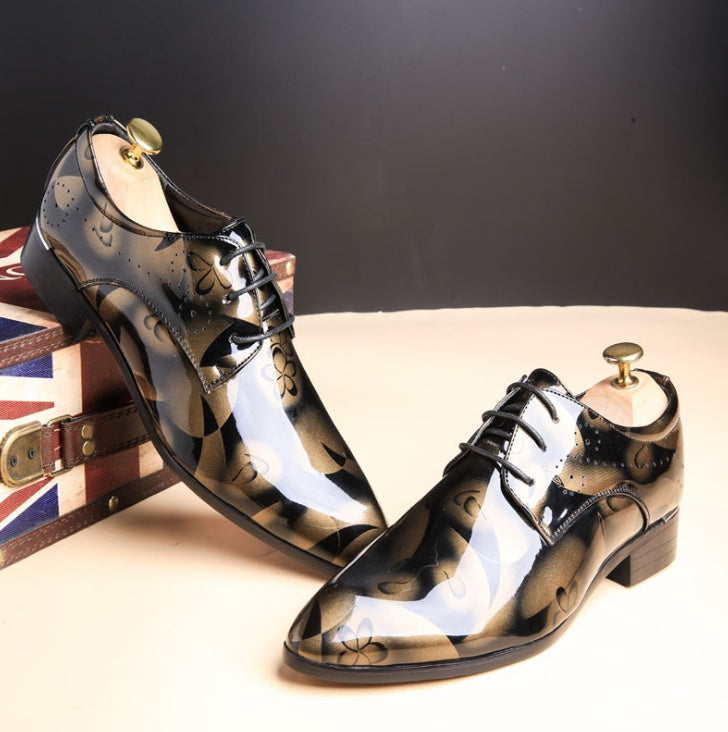Herrenschuhe, große Größe, Business-Casual-Schuhe, Herrenschuhe, helles Leder, Herrenschuhe, Abendschuhe