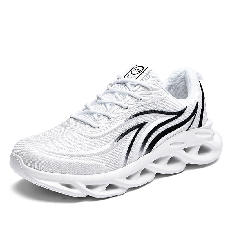 Chaussures de sport tendance de style coréen pour hommes, chaussures de course décontractées