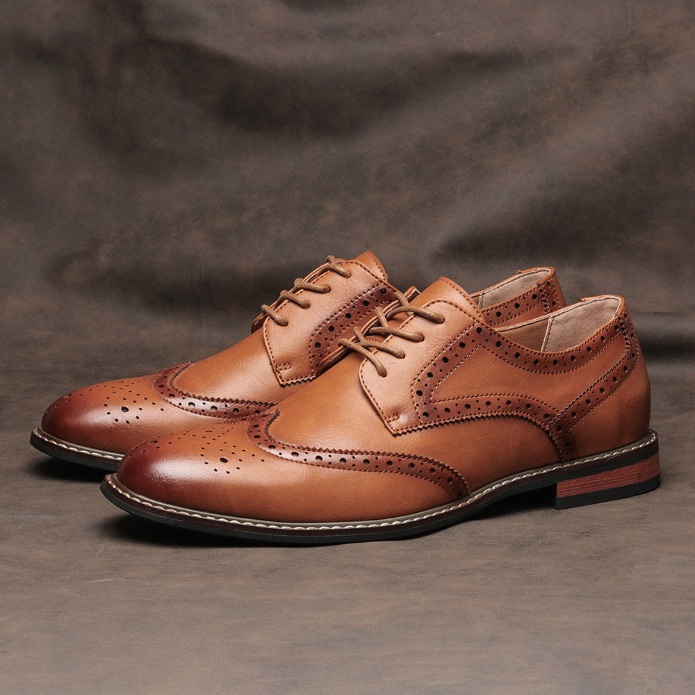 Chaussures d'affaires classiques Brogue pour hommes