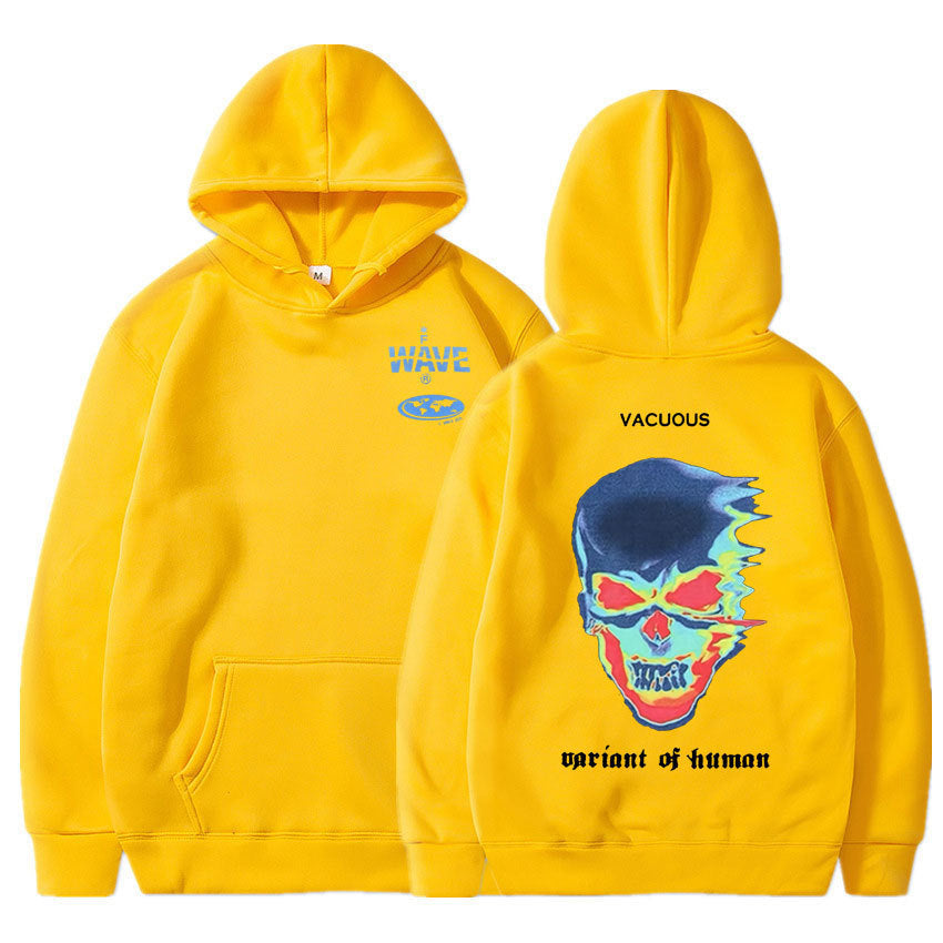 Skeleton Thermal Imaging Graphic Print Hoodie Men Women - ARCHSHOPE