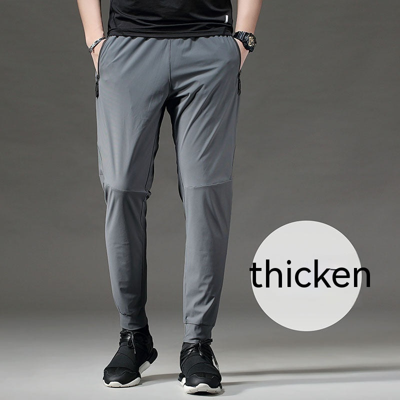 Pantalon de sport imperméable, coupe-vent, respirant, épais, doublé polaire, garde au chaud, élastique, pour le fitness, les loisirs et la course à pied