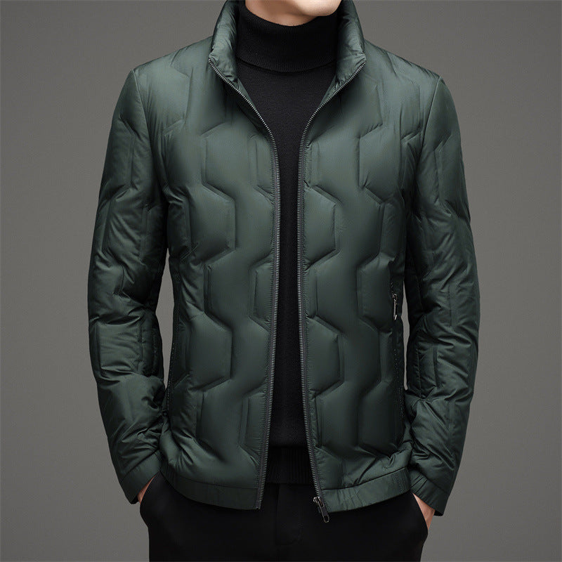 Winter Dünner Stehkragen Daunenjacke Mantel