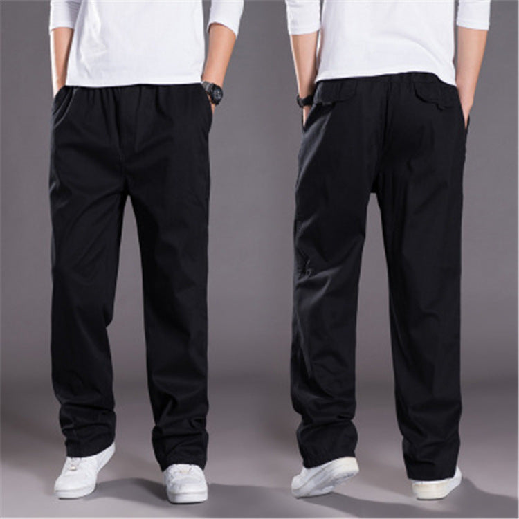 Neue lässige Herren-Overalls aus Baumwolle in Übergröße