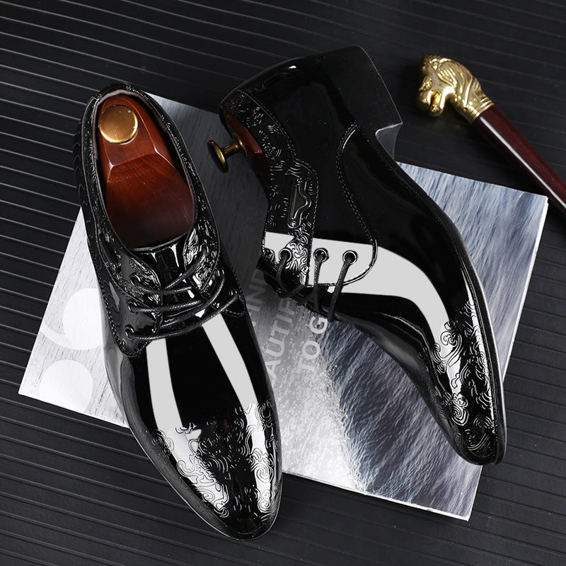 Glänzende Herren Business Formale Schuhe Mode Freizeitschuhe