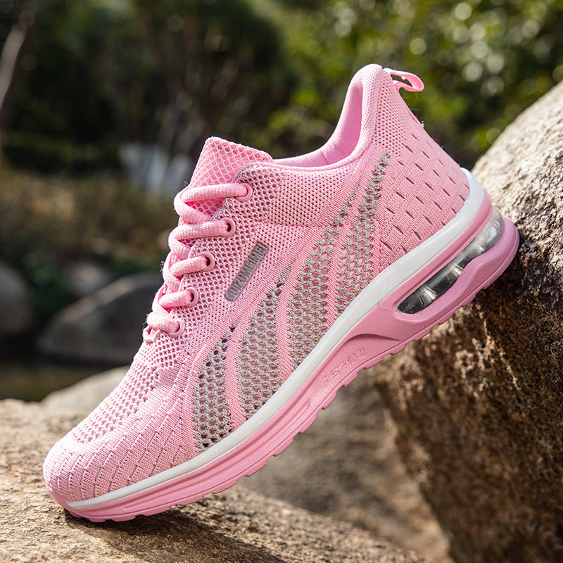 Mesh Women's Breathable Shoes Flying Woven Air Cushion