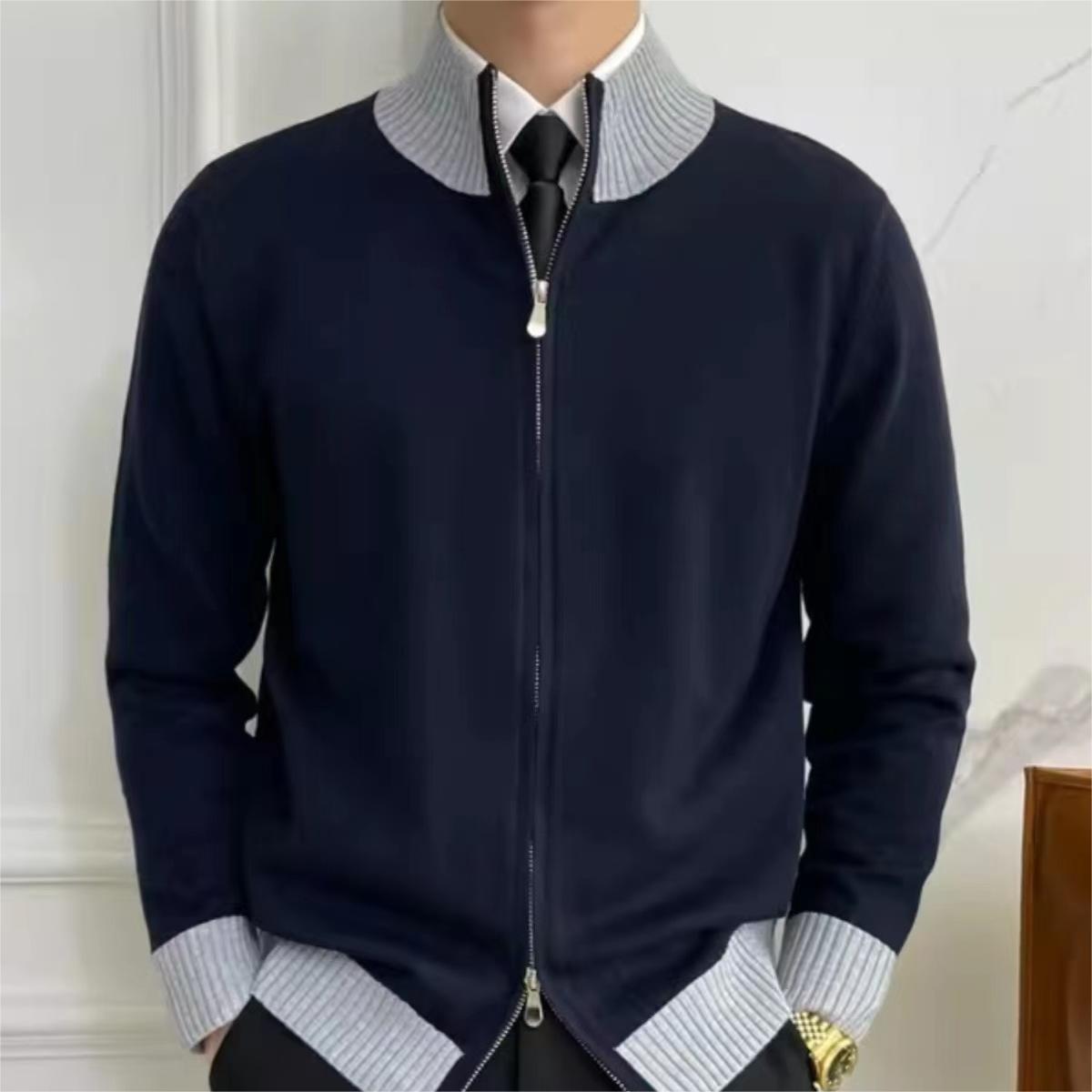 Strickmantel für Herren Trendy Brand Langarm