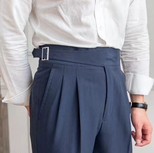Men's Belt Skinny Casual Suit Pants - ARCHSHOPE