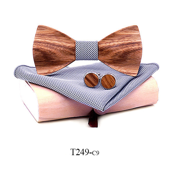 Zebra wood wooden bow tie - ARCHSHOPE
