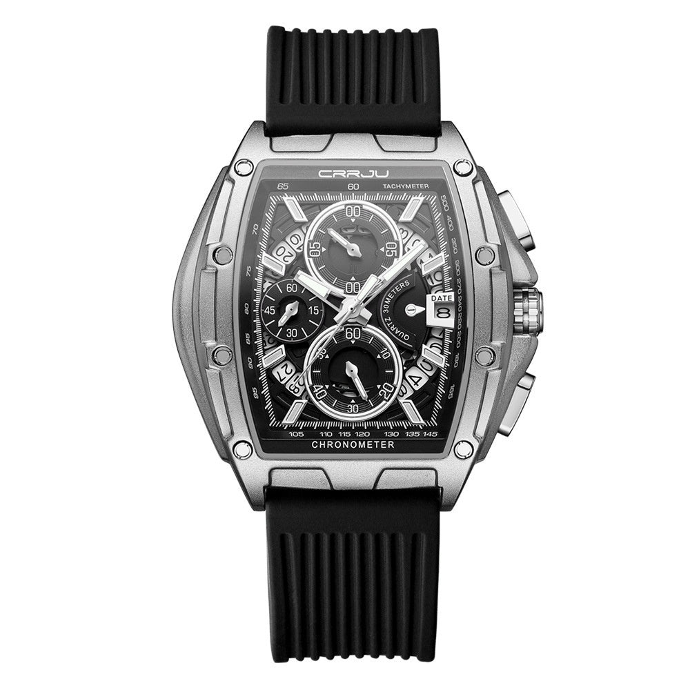 Neutral Waterproof Tape Calendar Multifunction Mens Watch Quartz Watch - ARCHSHOPE