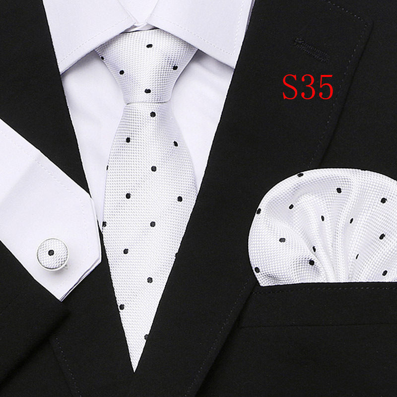 Paisley Series European And American Fashion Tie Three-piece Suit - ARCHSHOPE