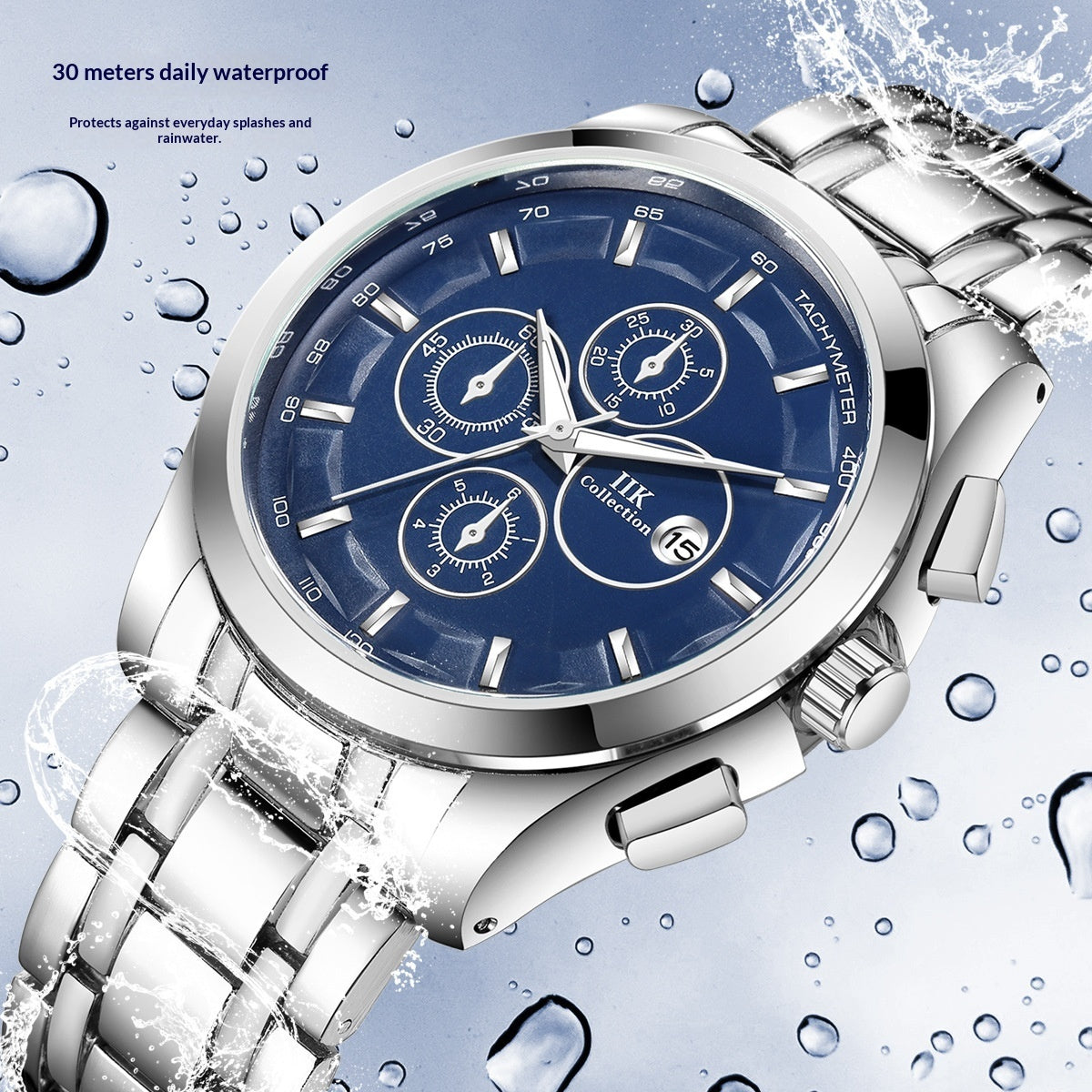 New Luminous Hands Alloy Mens Quartz Watch - ARCHSHOPE