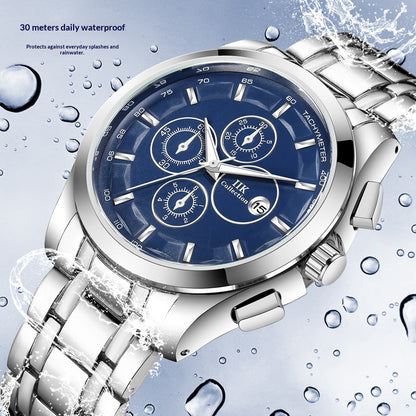 New Luminous Hands Alloy Mens Quartz Watch - ARCHSHOPE