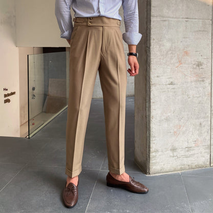 Herren-Design-Anzughose Herren-Geradehose