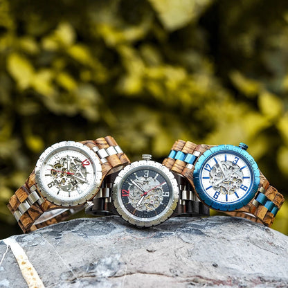 Wooden Automatic Mechanical Watches Men Luxury - ARCHSHOPE