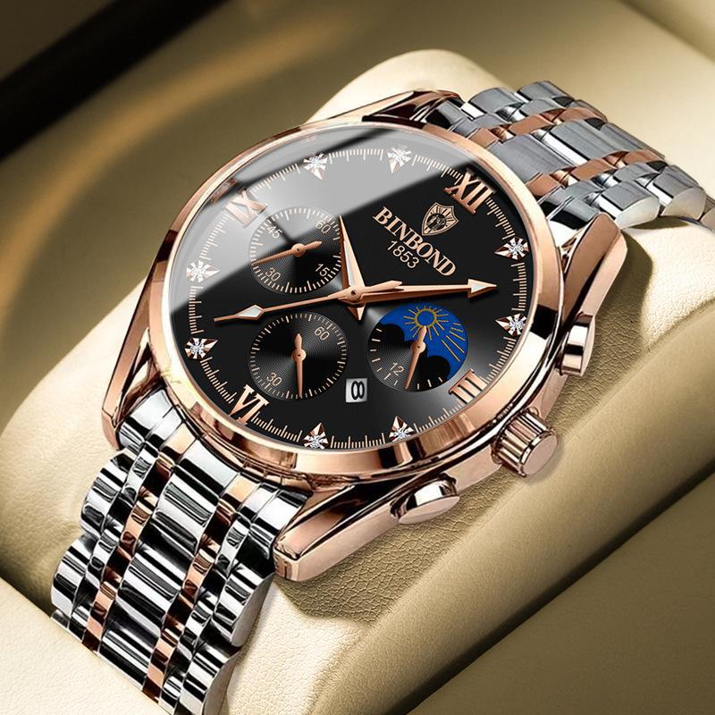 Waterproof Luminous Calendar Men's Fashion Genuine Leather Watch - ARCHSHOPE