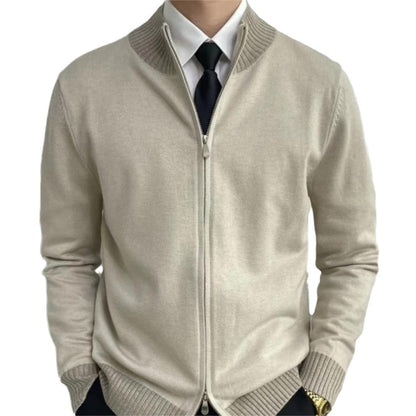Manteau en tricot pour homme, marque tendance, manches longues