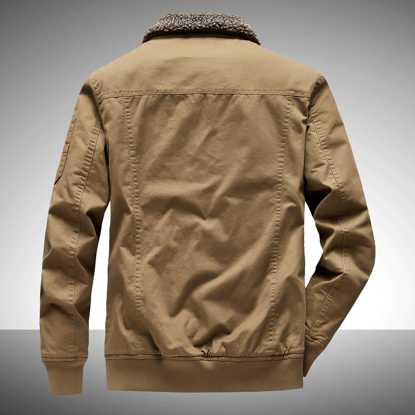 Veste homme automne et hiver doublée polaire veste salopette rembourrée