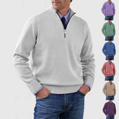 Men's Plus Size Knitwear Zipper - ARCHSHOPE