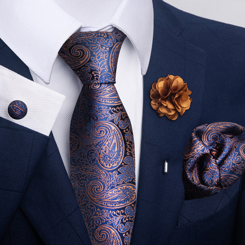 Men's Tie Suit Pocket Square Combo 8 - ARCHSHOPE