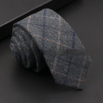 Artificial Woolen Necktie Korean Casual Accessories - ARCHSHOPE