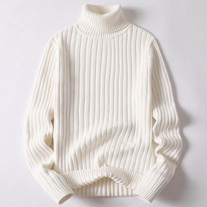 Rollkragenpullover Männer Frauen Ins Fashion Solid Striped Bottoming Pullover Herbst und Winter Tops Kleidung