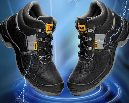 Chaussures de sécurité robustes avec embout en acier pour homme