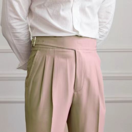 Men's Belt Skinny Casual Suit Pants - ARCHSHOPE