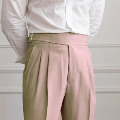 Men's Belt Skinny Casual Suit Pants - ARCHSHOPE