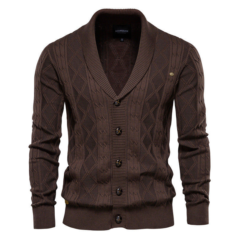 Pull cardigan homme tendance pull rembourré