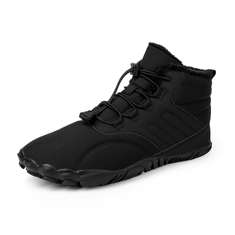 Outdoor Sports Cotton Shoes For Men And Women Winter Warm Slip-on Boots Wear-resistant Anti-ski Thickened Shoes Couple - ARCHSHOPE