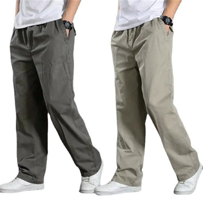 Neue lässige Herren-Overalls aus Baumwolle in Übergröße