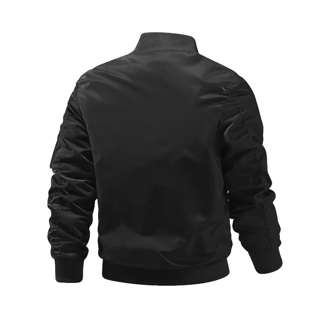 Herrenjacke Neue Frühling Herbst Männliche Baseballjacken Pilot Männer Outwear Mantel Reißverschluss Herrenuniform
