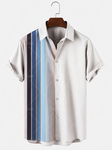3D Sommer Casual Printed Hawaiian Shirt Männer Urlaub Seaside Wear