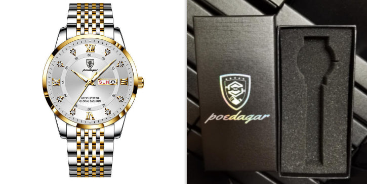 New Men's Watch Waterproof Luminous Calendar - ARCHSHOPE