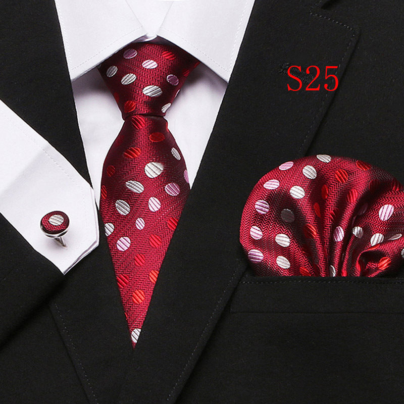 Paisley Series European And American Fashion Tie Three-piece Suit - ARCHSHOPE