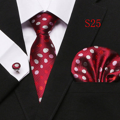 Paisley Series European And American Fashion Tie Three-piece Suit - ARCHSHOPE
