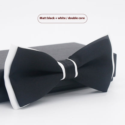 Men's Solid Color Formal Wear Wedding Business Casual Groom Groomsman Bow Tie - ARCHSHOPE