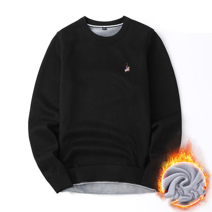 Pull Homme Automne Hiver Plus Velours Épaississant Base