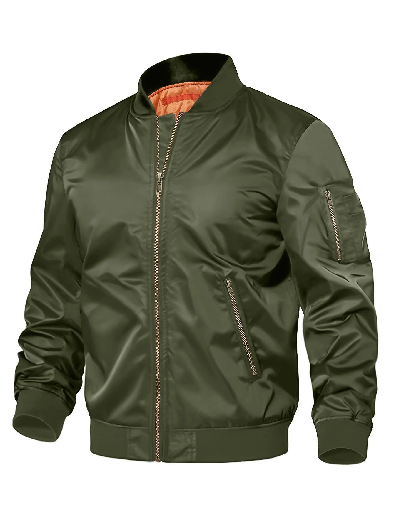 Herrenjacke Neue Frühling Herbst Männliche Baseballjacken Pilot Männer Outwear Mantel Reißverschluss Herrenuniform