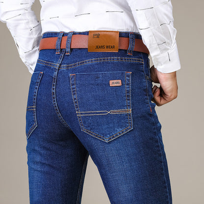 Herren Stretch Slim Straight Business Casual Jeans