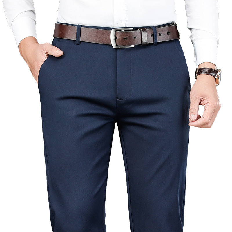 Pantalons décontractés amples pour hommes d'âge moyen