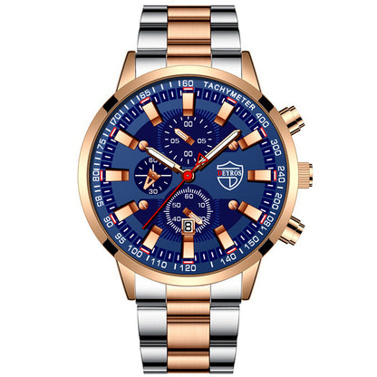 Stainless Steel Luminous Quartz Wristwatch For Men - ARCHSHOPE
