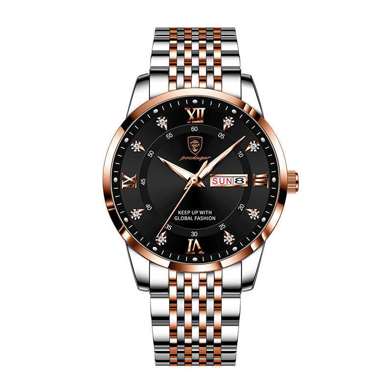 New Men's Watch Waterproof Luminous Calendar - ARCHSHOPE
