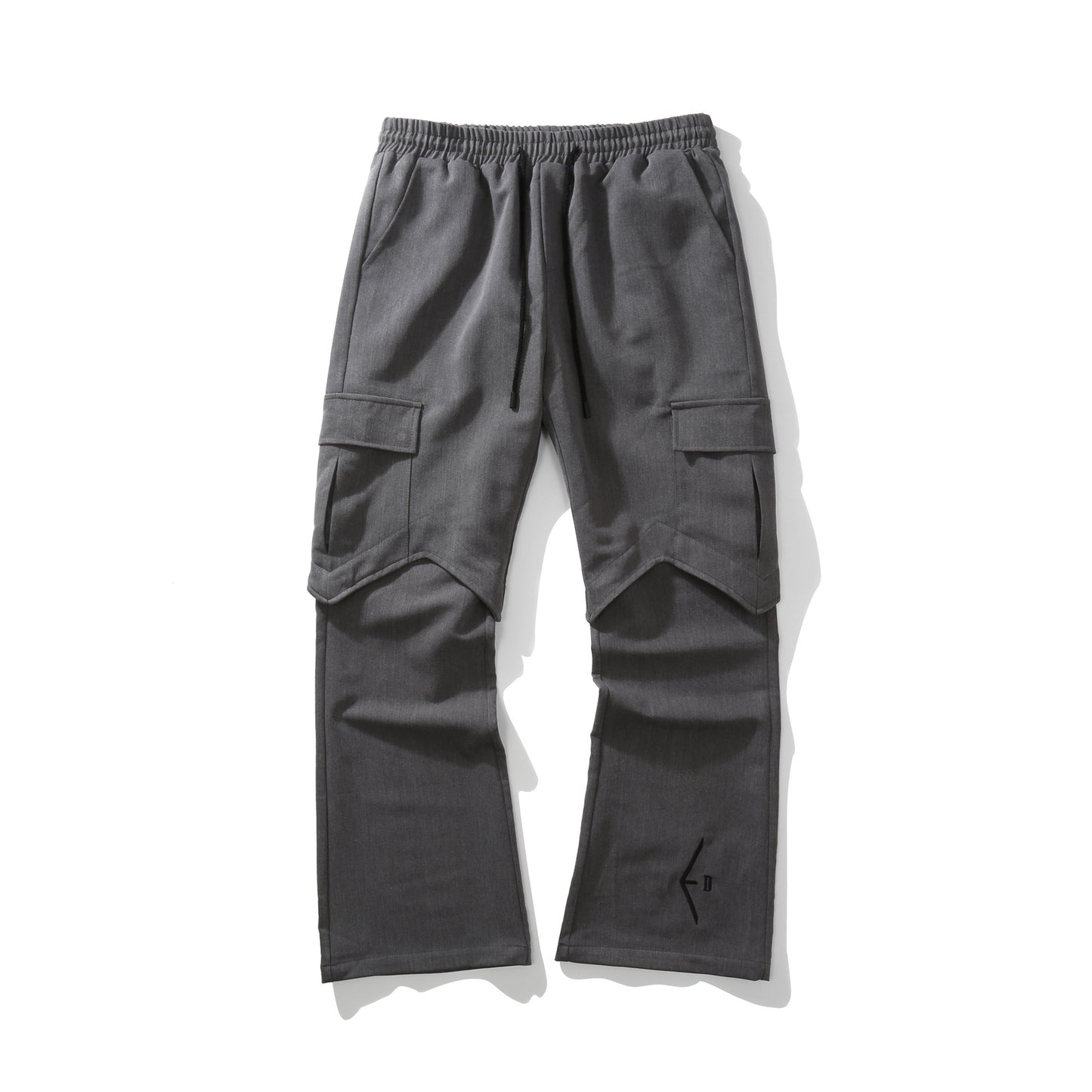 Street Embroidered Flared Loose Herren Freizeithose